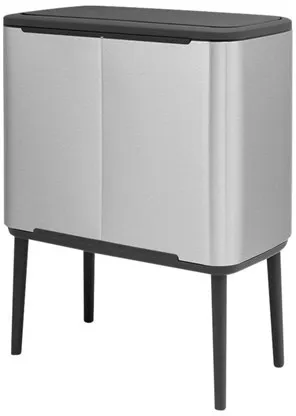 brabantia Bo Touch Bin - rubbish bin - 33 L - matt steel
